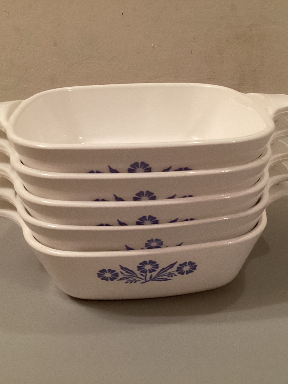Vintage Corning Cornflower Petite Pans (P-41)